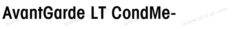 AvantGarde LT CondMe字体转换